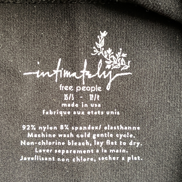 Free People black bodysuit - Picture 3 of 3